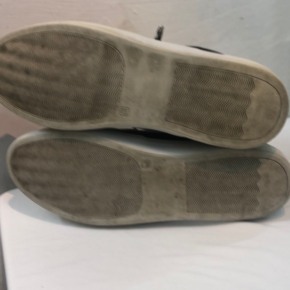 Steve Madden Black Leather High Top Sneakers 10.5 - Picture 6 of 7